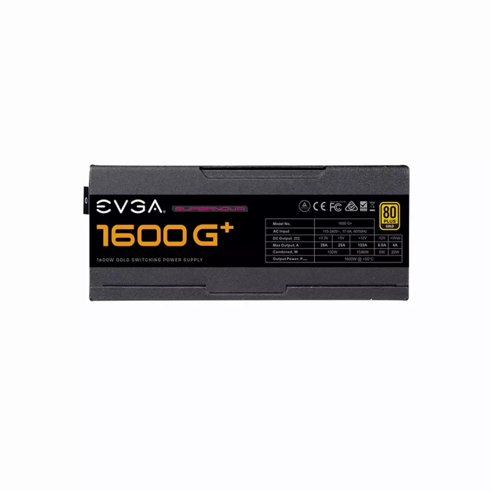 Захранване EVGA SuperNOVA 1600 G+ 80+ Gold - 220-GP-1600-X2