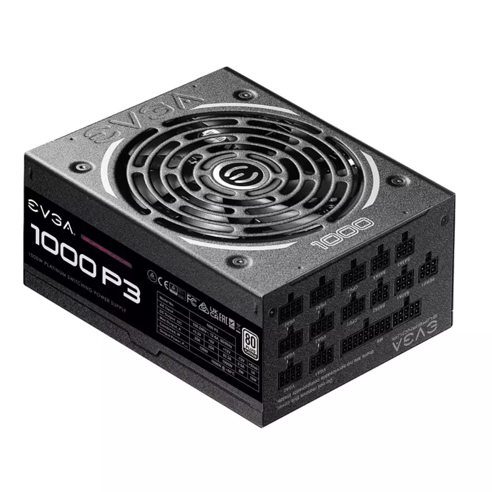 Захранване EVGA SuperNOVA 1000 P3 (1000W) 80 Plus Platinum - 220-P3-1000-X2