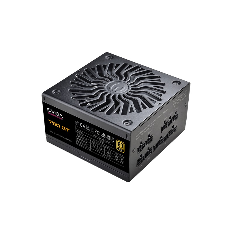Захранване EVGA SuperNOVA 750 GT (750W) 80 Plus Gold - 220-GT-0750-Y2