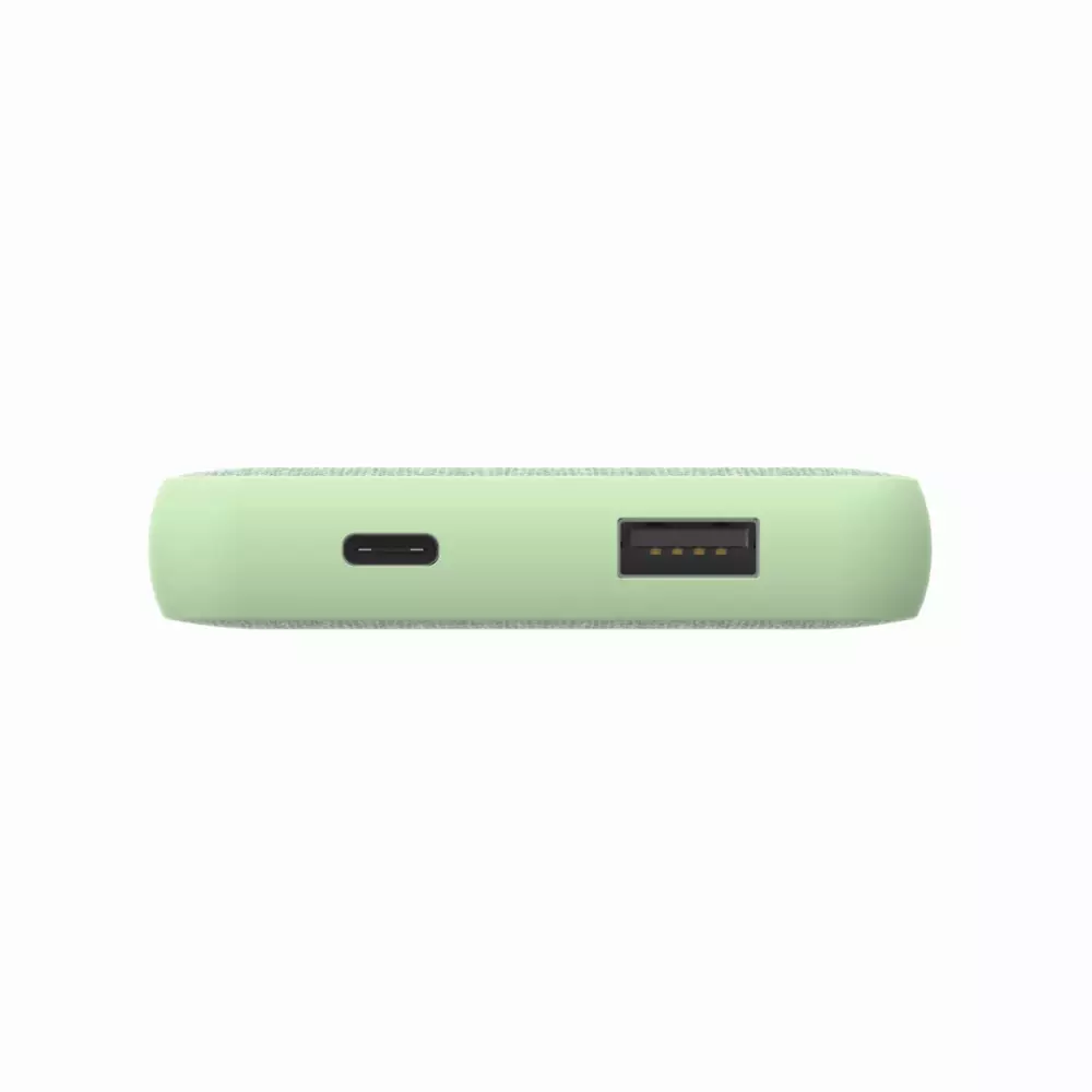 Външна батерия HAMA Fabric 10, 10000 mAh, LiPolym, Зелен
