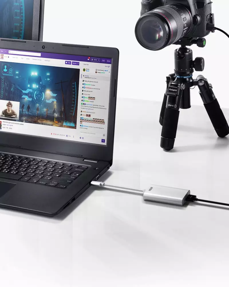 Външна кепчър карта ATEN CAMLIVE, HDMI към USB-C, UVC