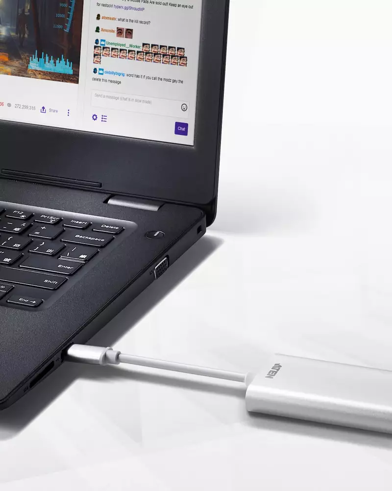 Външна кепчър карта ATEN CAMLIVE, HDMI към USB-C, UVC