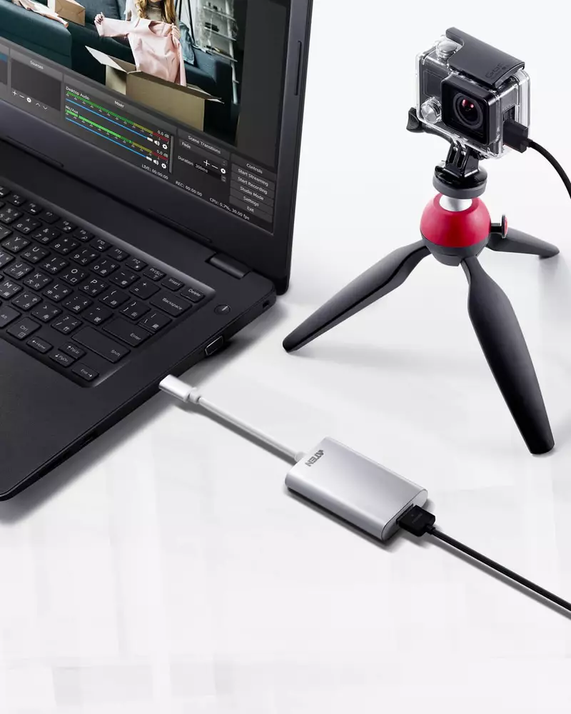 Външна кепчър карта ATEN CAMLIVE, HDMI към USB-C, UVC