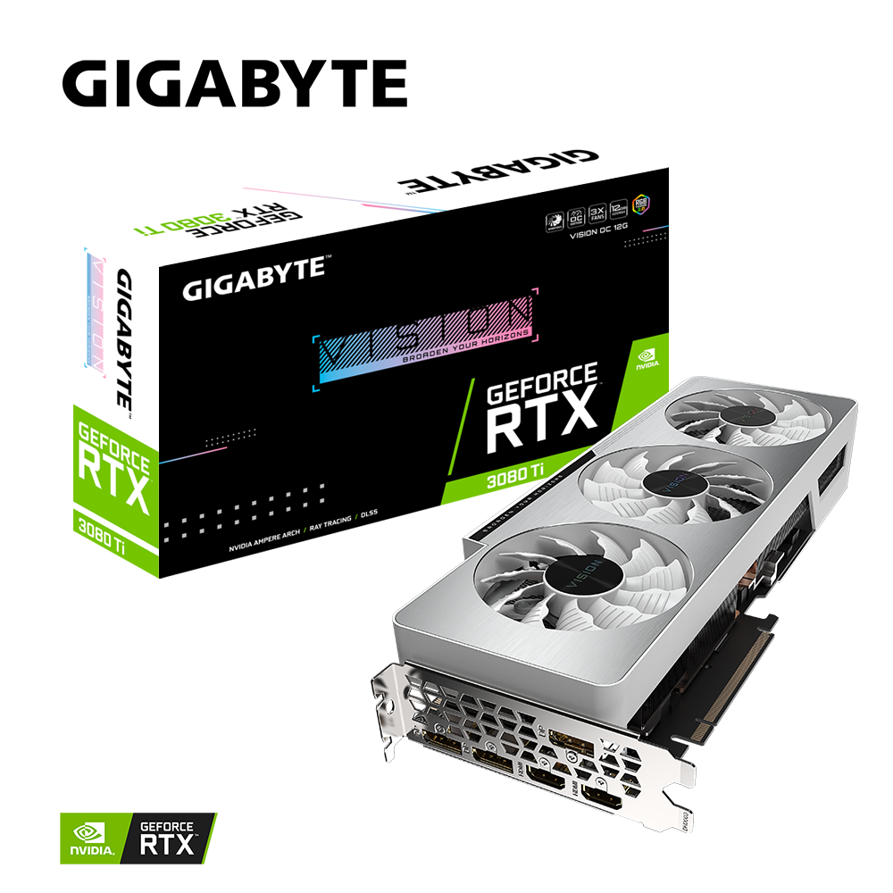 Видео карта Gigabyte GeForce RTX 3080 Ti VISION OC 12GB GDDR6X