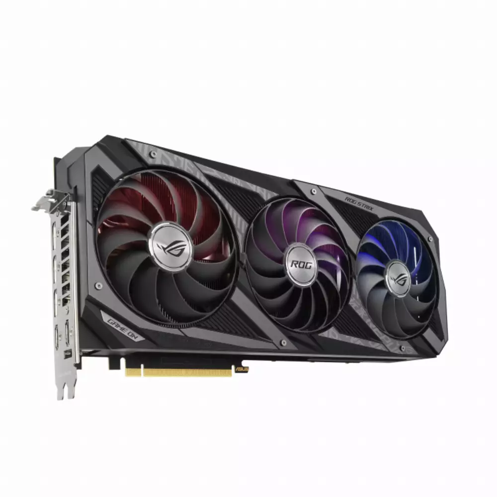 Видео карта ASUS ROG Strix GeForce RTX 3080 V2 OC Edition 10GB GDDR6X - 90YV0FA7-M0NM00