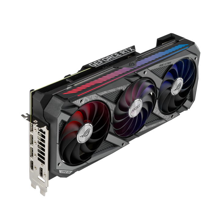 Видео карта ASUS ROG Strix GeForce RTX 3080 V2 OC Edition 10GB GDDR6X - 90YV0FA7-M0NM00