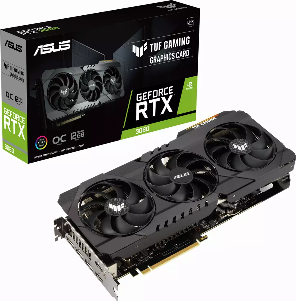 Видео карта ASUS TUF Gaming GeForce RTX 3080 OC Edition 12GB GDDR6X