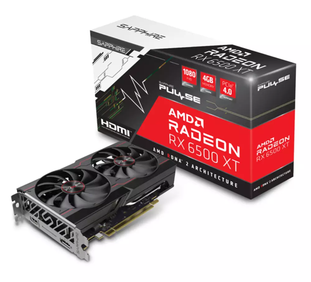 Κάρτα γραφικών Sapphire Pulse AMD Radeon RX 6500 XT GAMING OC 4GB GDDR6 - 11314-01-20G