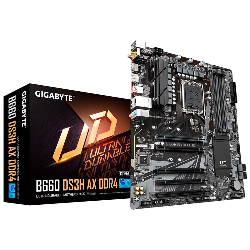 Дънна платка Gigabyte B660 DS3H AX WiFI 6 LGA1700 DDR4