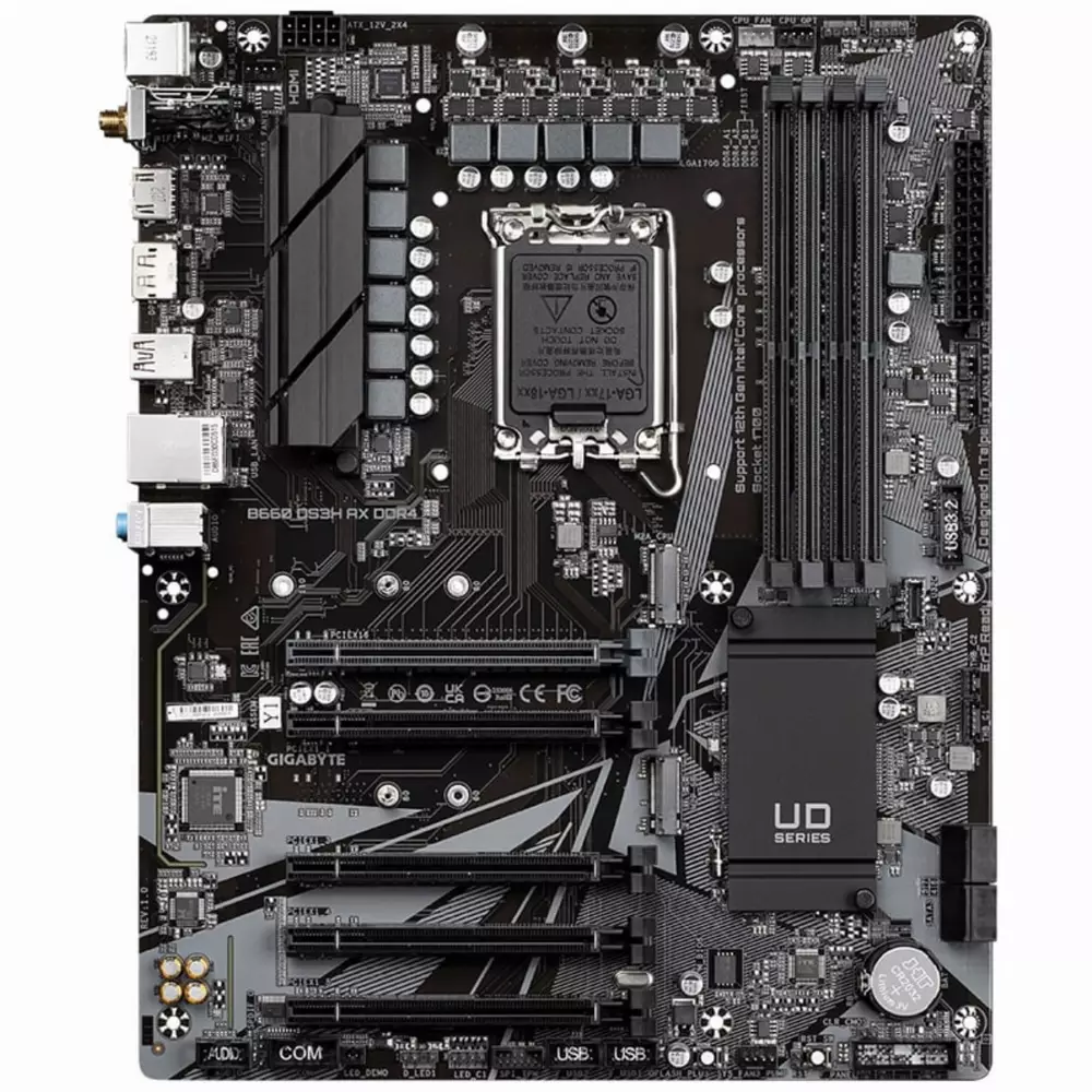 Дънна платка Gigabyte B660 DS3H AX WiFI 6 LGA1700 DDR4