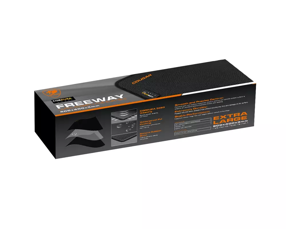 Геймърски пад Cougar Freeway XL Gaming Mouse Pad - CG3PFRWHXBRB30001
