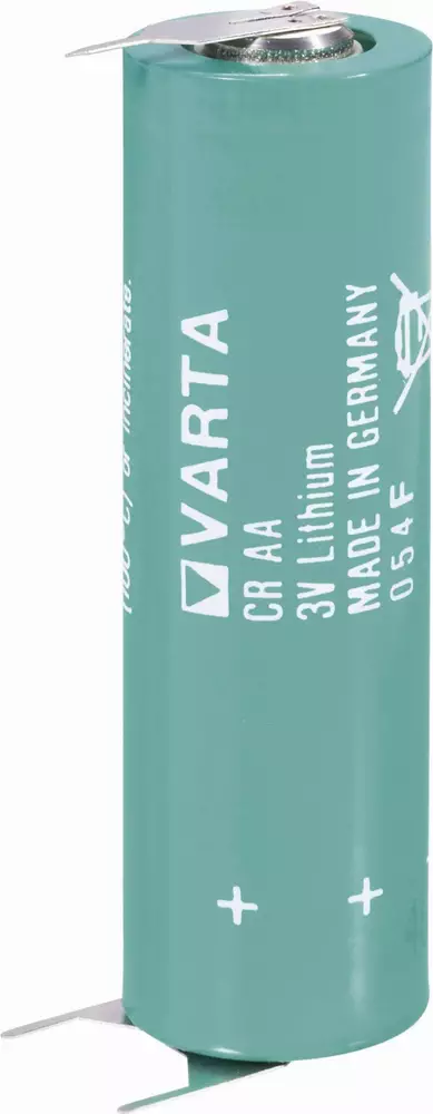 Литиева батерия CR AA PCBD 3 pins  3V  2000mAh  VARTA