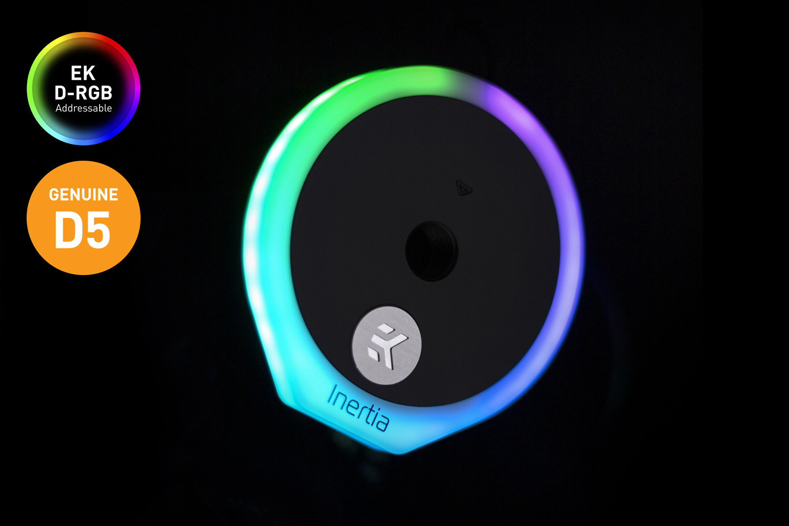 Помпа EK-Quantum Inertia D5 PWM D-RGB - Acetal