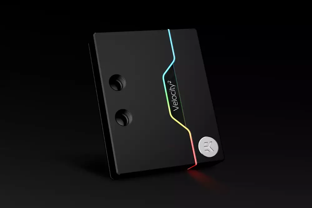 Воден блок за процесор EK-Quantum Velocity D-RGB - AM4 Nickel + Acetal