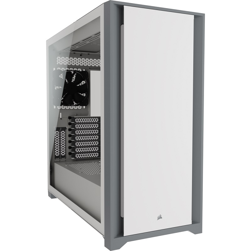 Кутия Corsair 5000D Tempered Glass White - CC-9011209-WW