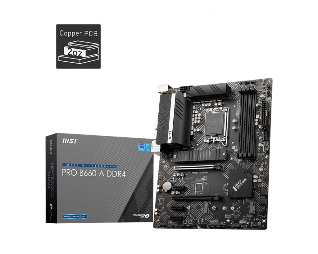 Дънна платка MSI PRO B660-A DDR4 LGA1700