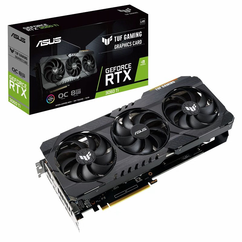 Видео карта ASUS TUF Gaming GeForce RTX 3060 Ti V2 OC Edition 8GB GDDR6