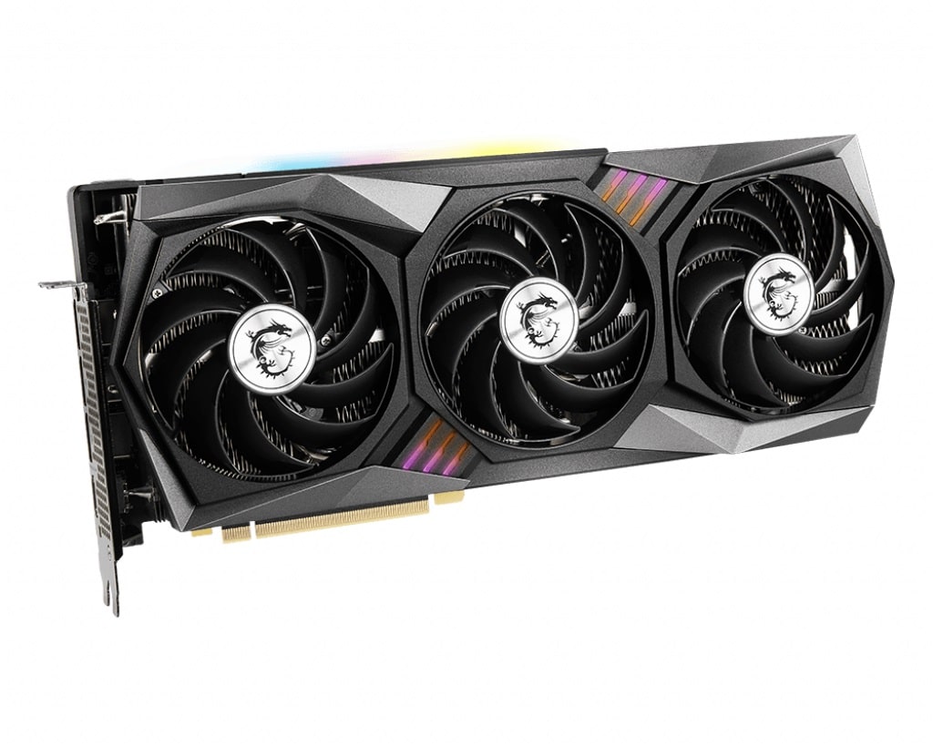 MSI GeForce RTX 3060 Ti GAMING Z TRIO 8GB LHR Graphics Card - 912-V390-290