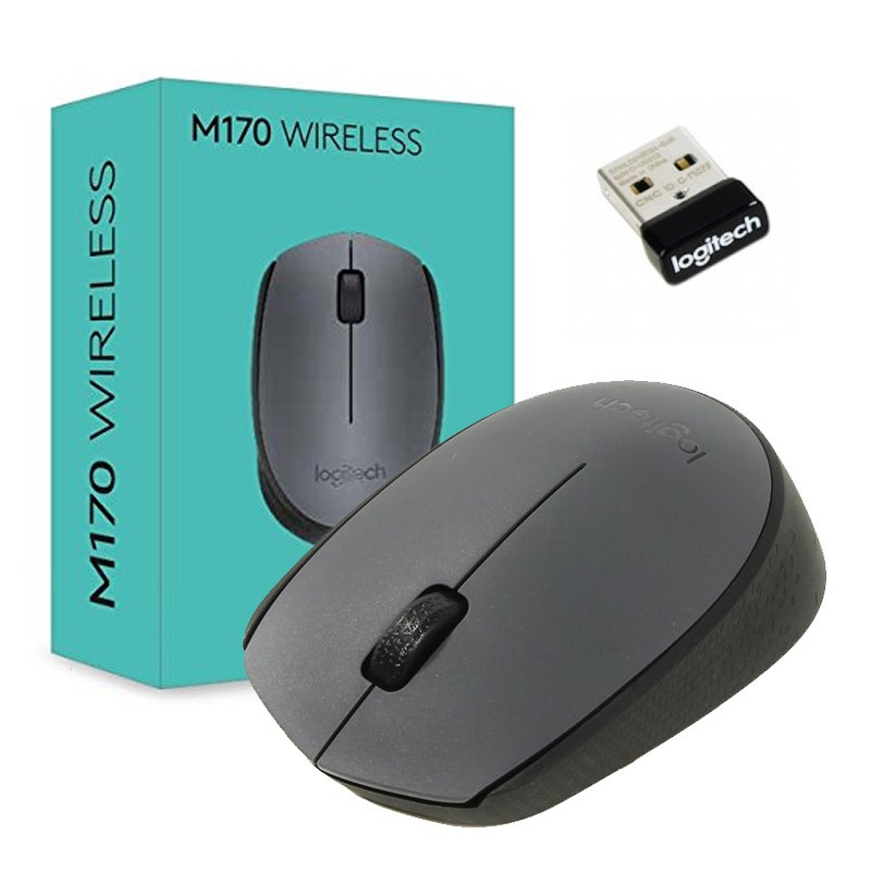 Мишка Logitech M170 Optical Wireless Black/Grey - 910-004642