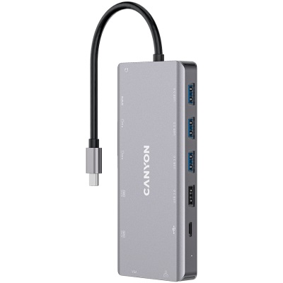 USB хъб CANYON CNS-TDS12 13 in 1 USB Type-C hub HDMI USB 3.0