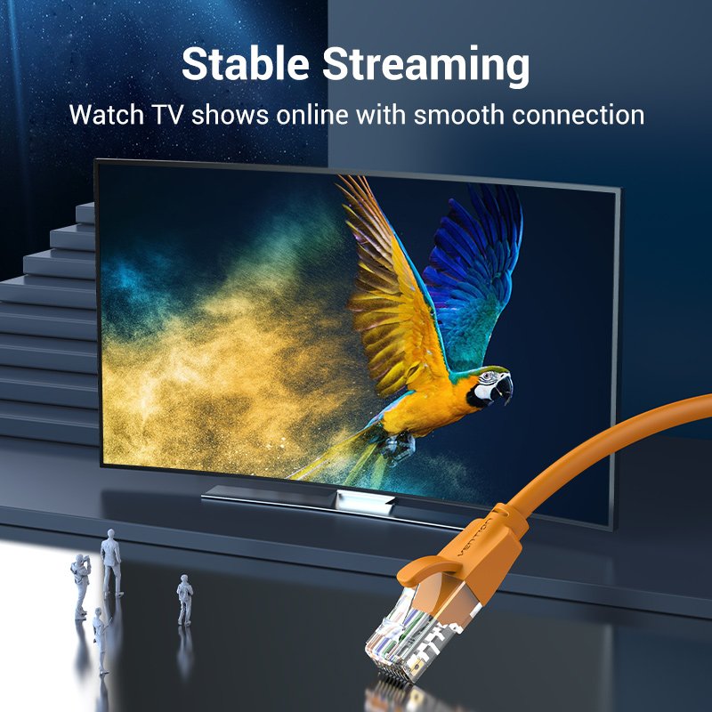 Vention LAN UTP Cat.6 Patch Cable - 2M Orange - IBEOH
