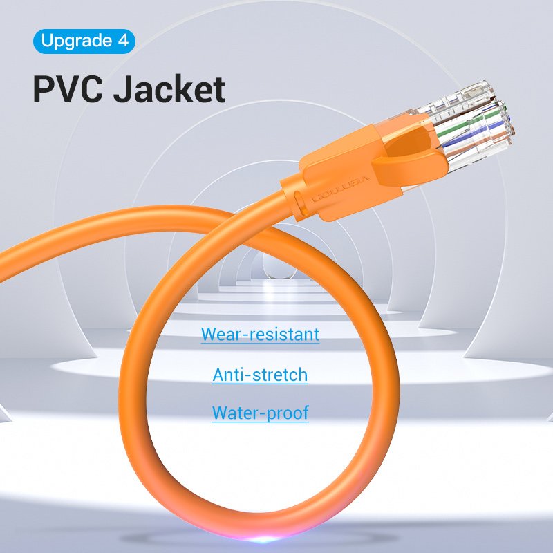 Vention LAN UTP Cat.6 Patch Cable - 2M Orange - IBEOH