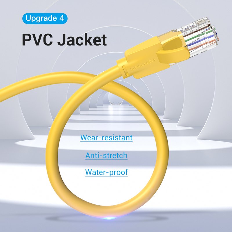 Vention Кабел LAN UTP Cat.6 Patch Cable - 1M Yellow - IBEYF