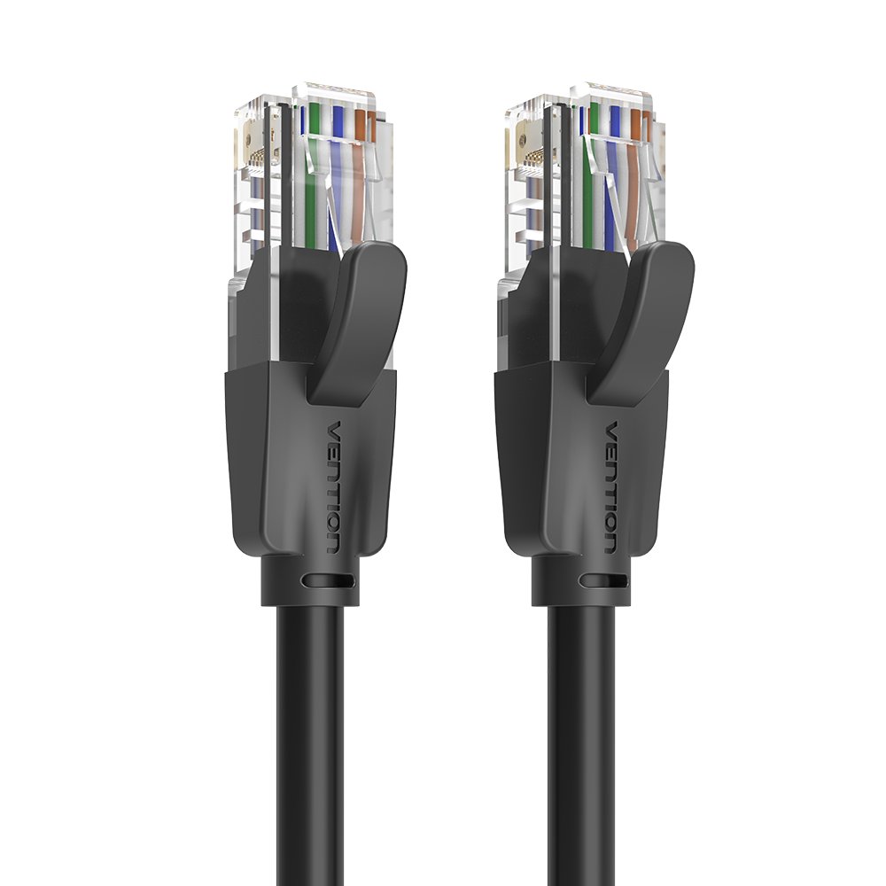 Câble LAN UTP Cat.6 Patch Cable Vention - 2M Noir - IBEBH