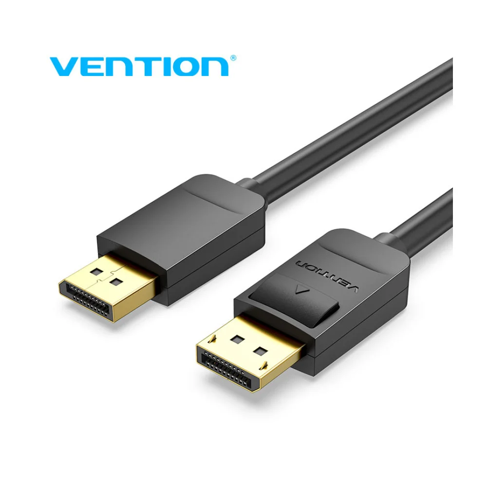 Vention Καλώδιο - Display Port v1.2 DP M / M Μαύρο 4K 1M - HACBF