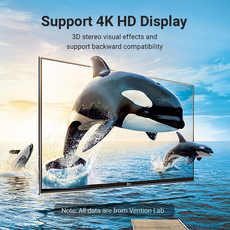 Vention Αντάπτορας Adapter HDMI Κάθετος Flat 90 Μοιρών M/F - AIPB0