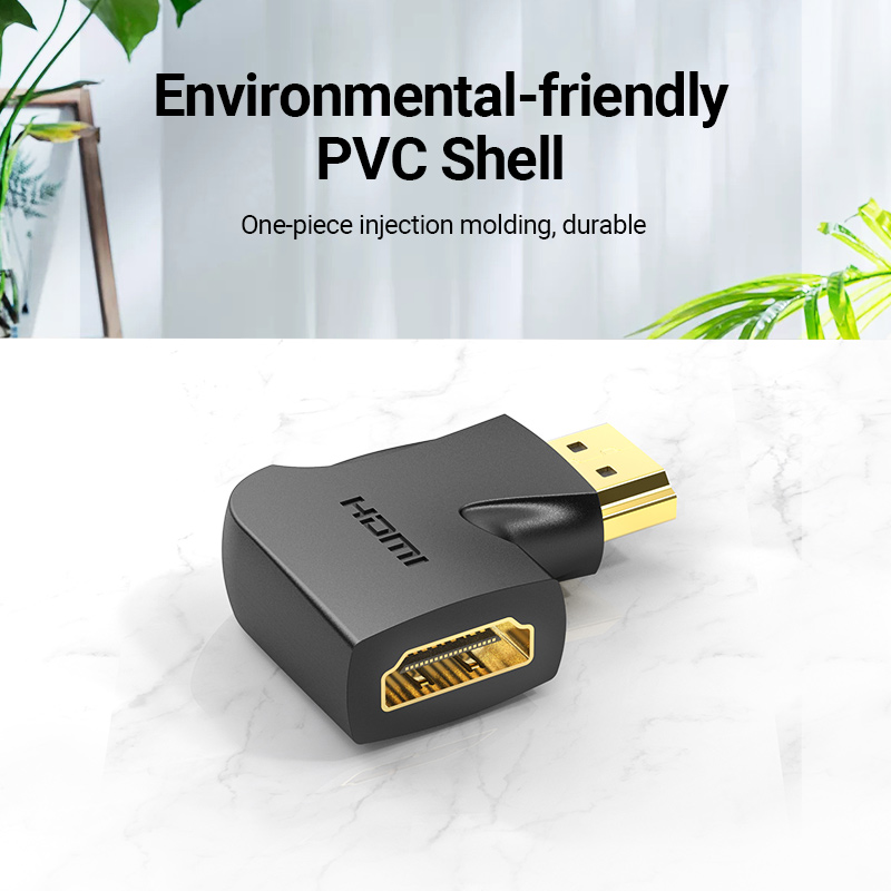 Vention Αντάπτορας Adapter HDMI Κάθετος Flat 90 Μοιρών M/F - AIPB0