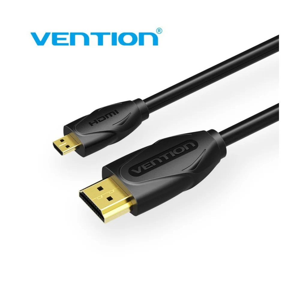 Vention Micro HDMI2.0 Cable 1.5M Black - VAA-D03-B150
