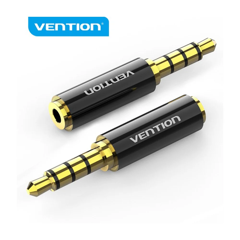 Vention Adapter Audio 3.5mm M / 2.5mm F Black Metal - BFBB0