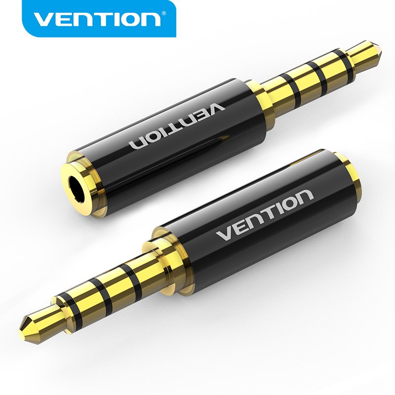 Vention adaptateur Adaptateur Audio 3.5mm M / 2.5mm F Noir Métal - BFBB0