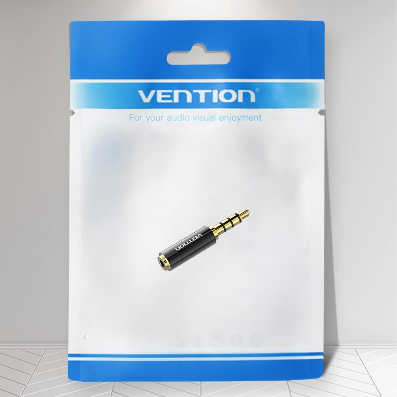 Vention adaptateur Adaptateur Audio 3.5mm M / 2.5mm F Noir Métal - BFBB0