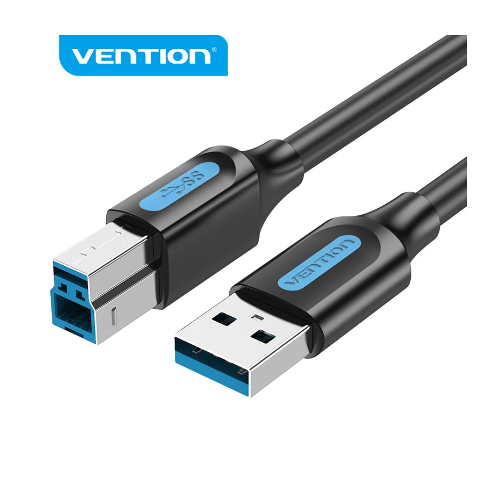 Vention Καλώδιο USB 3.0 AM / BM - 1.5M Μαύρο - COOBG