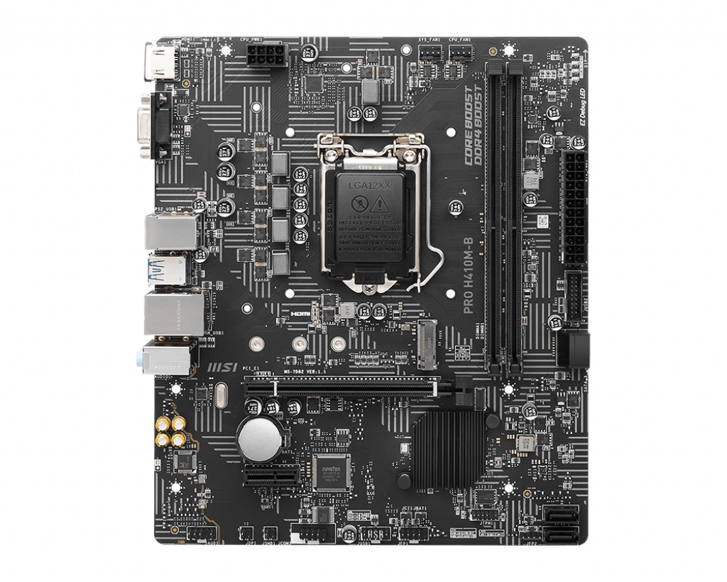 Дънна платка MSI PRO H410M-B