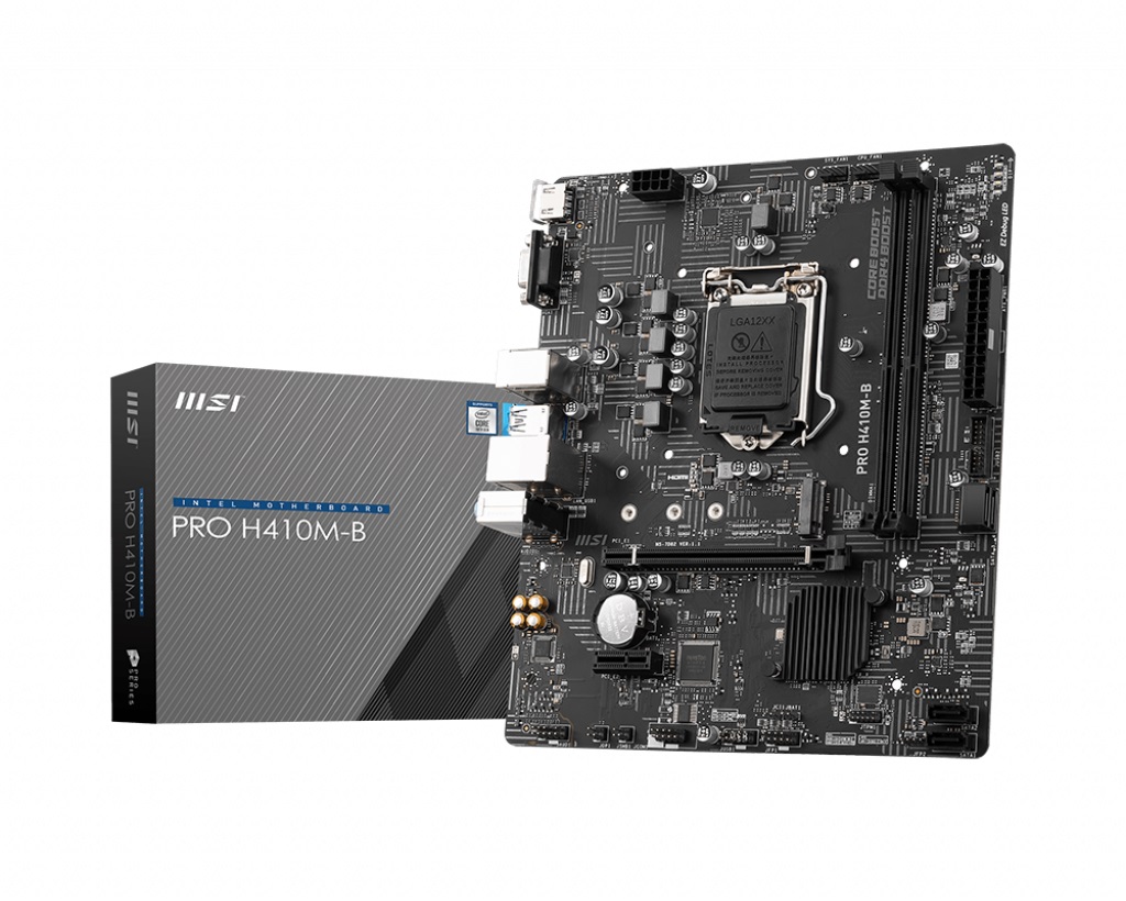 Дънна платка MSI PRO H410M-B