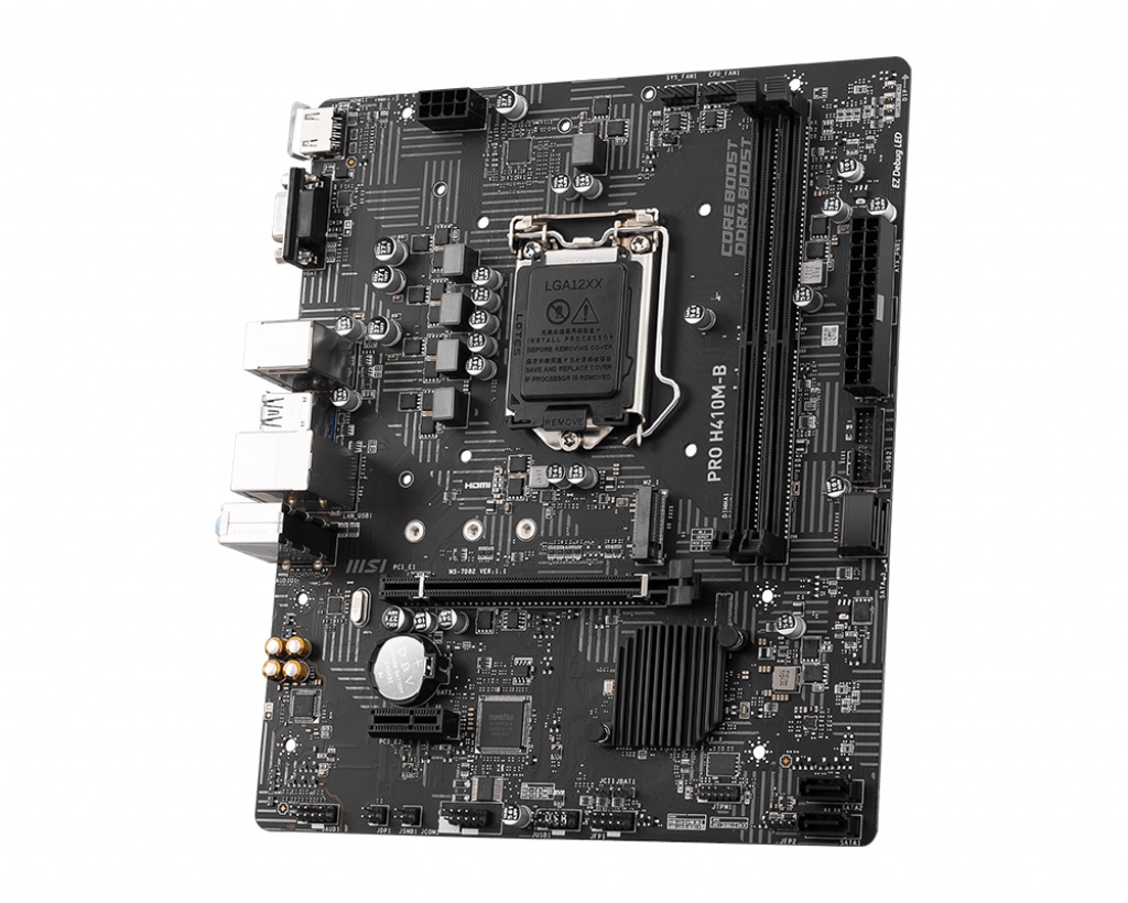 Дънна платка MSI PRO H410M-B