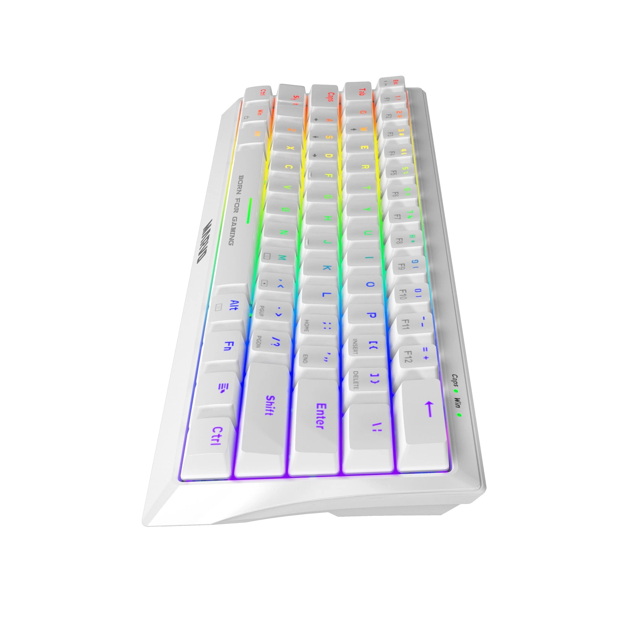 Геймъркса клавиатура Marvo KG962WH  60% White  - BLUE Switches