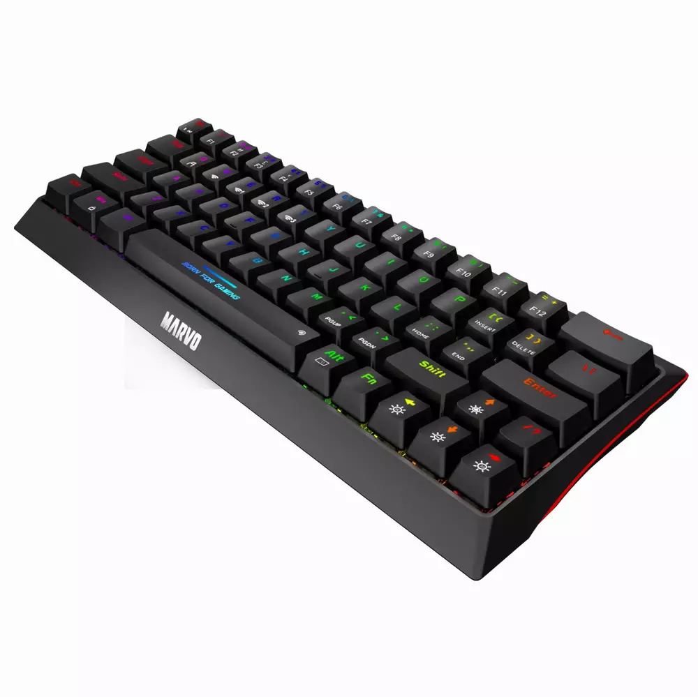 Безжична механична клавиатура Marvo KG962W - Bluetooth 5.0, 63 keys