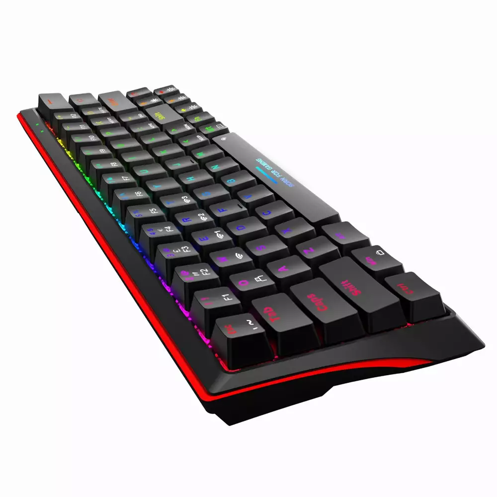 Безжична механична клавиатура Marvo KG962W - Bluetooth 5.0, 63 keys