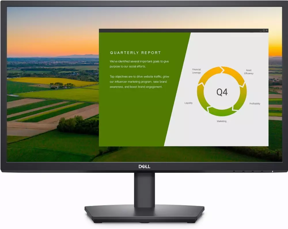 Монитор Dell E2422HS-14, 23.8", IPS, FHD 1920x1080, 75Hz, 5ms, HDMI, VGA