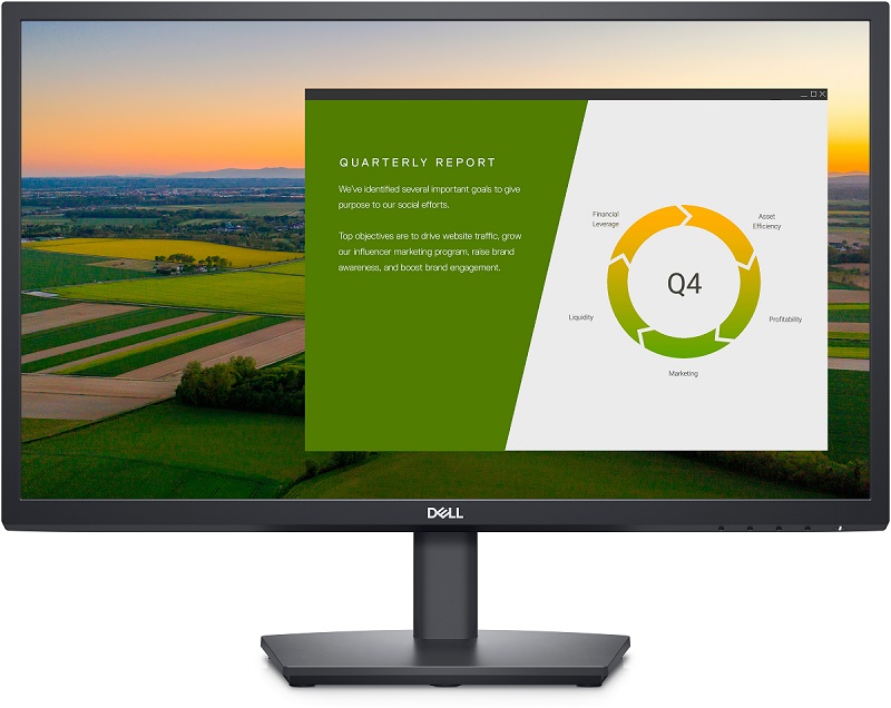 Dell E2422HS-14 Monitor, 23.8", IPS, FHD 1920x1080, 75Hz, 5ms, HDMI, VGA