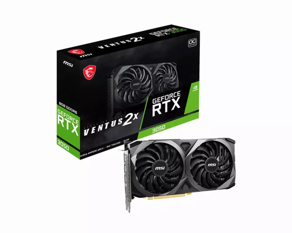 Видео карта MSI GeForce RTX 3050 VENTUS 2X 8G OC - 912-V397-450