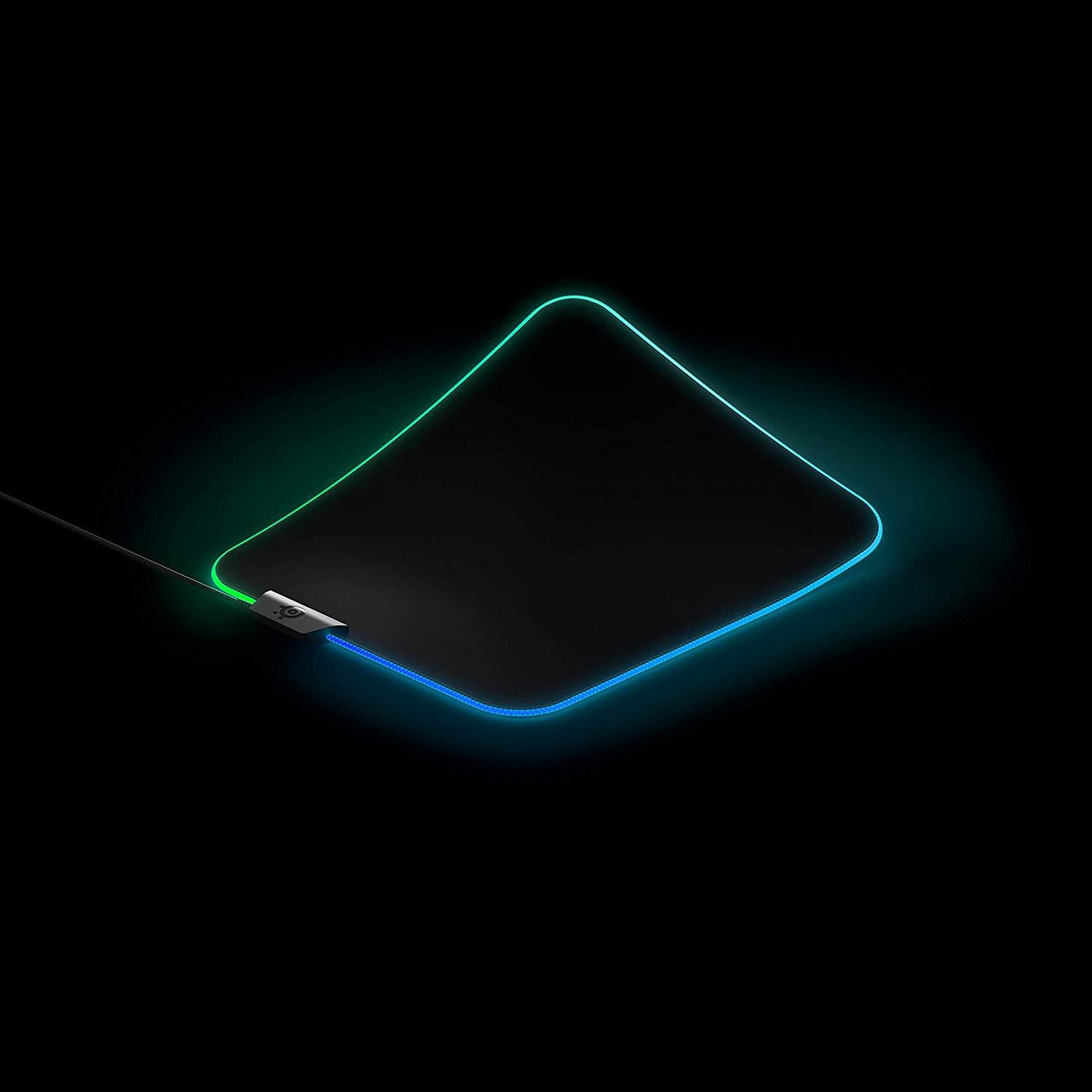 Геймърски пад SteelSeries QcK Prism Cloth - Medium RGB Black
