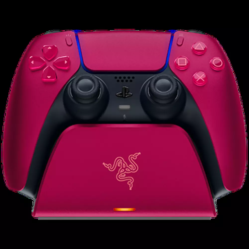 Стойка за зареждане Razer Quick Charging Stand for PS5 Cosmic Red - RC21-01900300-R3M1
