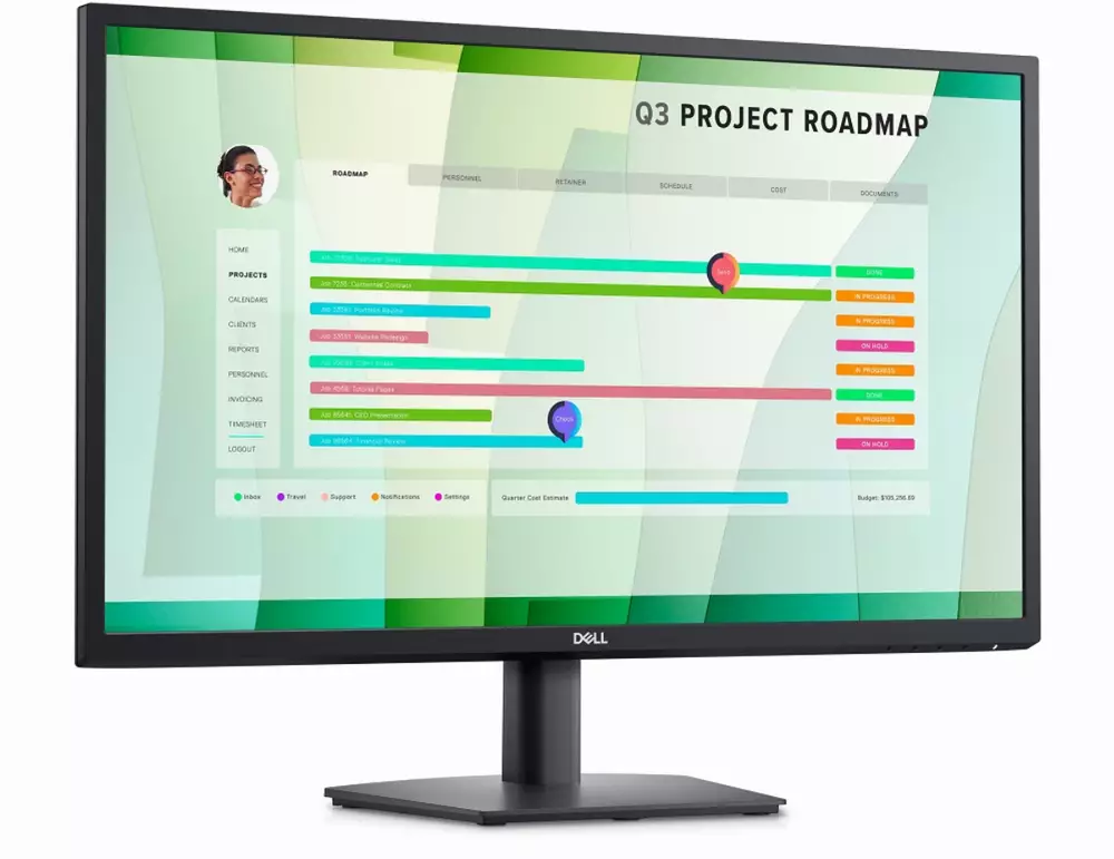Монитор Dell E2723HN-14, 27", IPS, FHD 1920x1080, 60Hz, 5ms, HDMI, VGA