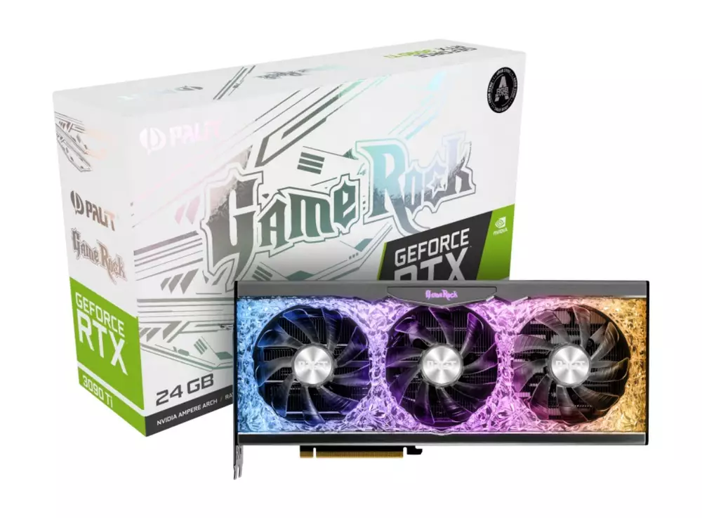 Видео карта Palit GeForce RTX 3090 Ti GameRock 24GB GDDR6X