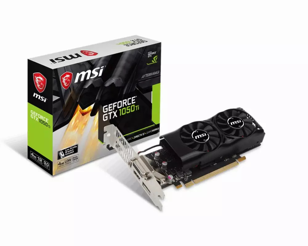 Видео карта MSI GeForce GTX 1050 Ti 4GT LP